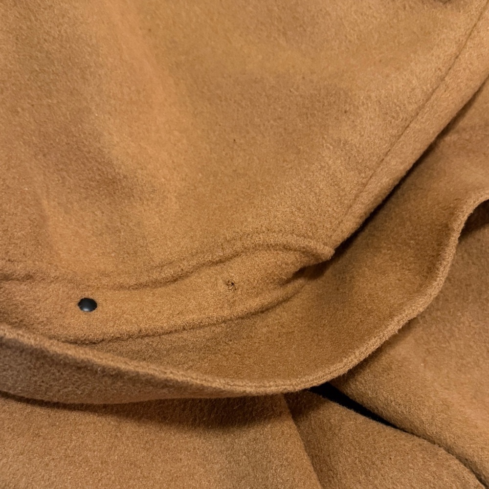 AllSaints Camel Wool Belted Coat - Picture 8 of 9